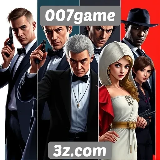Diversidade de personagens em 007game